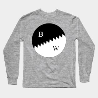 Black-White Long Sleeve T-Shirt